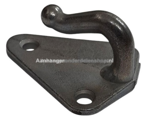 Afbeeldingen van Touwhaak, Elastiekhaak Opbouw Onbehand.