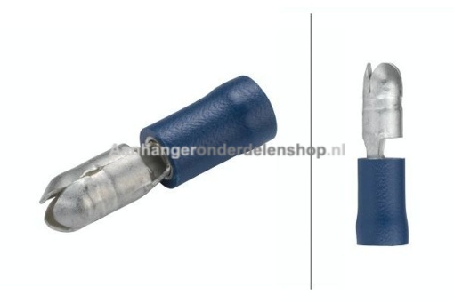 Afbeeldingen van Kogelstekker kabelschoen Ø 5mm²  Blauw