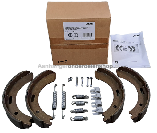 Afbeeldingen van Remschoenen  BPW Set 2504-7 RASK 250x40