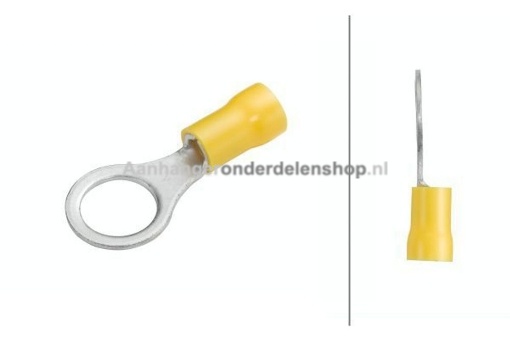 Afbeeldingen van Oogkabelschoen M10 Geel 10 stuks
