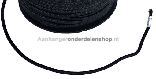 Afbeeldingen van Elastisch koord Ø6MM (Zwart) Per Meter