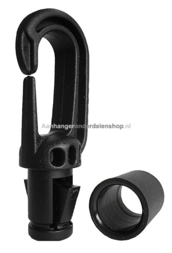 Afbeeldingen van Karabijnhaak Elastisch koord Ø8MM