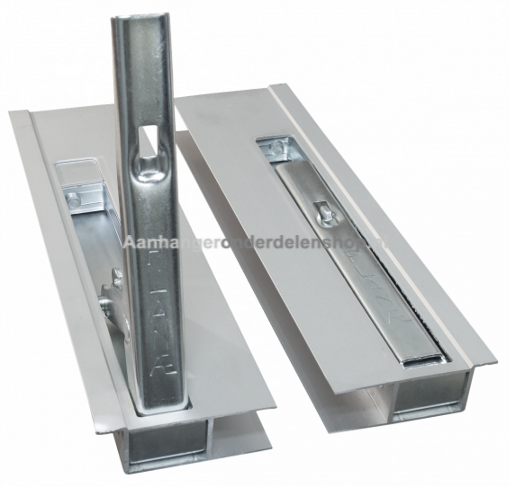 Afbeeldingen van Zijbordsluiting Aluminium 350MM Rechts