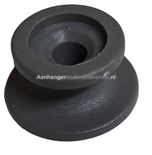 Afbeeldingen van Rondknop, Koordhouder, 25MM Grijs