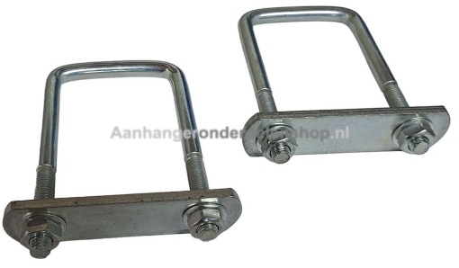Afbeeldingen van Disselkist MontageSet U-bout 120x60MM