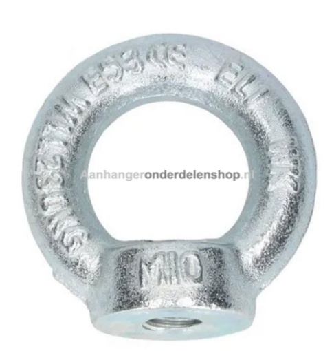 Afbeeldingen van Oogmoer M10 Verzinkt