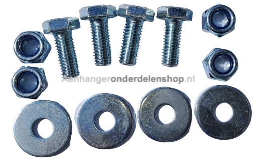 Afbeeldingen van BoutenSet Neuswielklem M10x25
