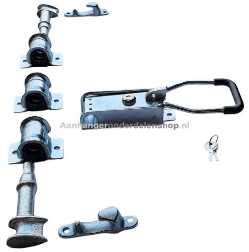 Afbeeldingen van Draaistangsluiting Set Compleet Ø22M