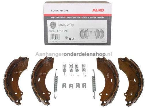Afbeeldingen van Remschoenenset ALKO  2360/2361  230x60
