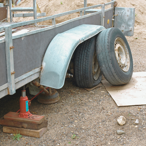 reservewiel aanhangwagen